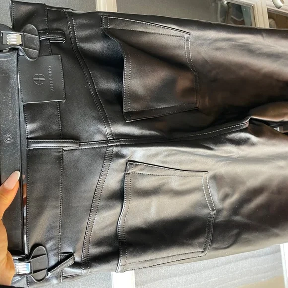 Anine Bing Kat Faux Leather pants